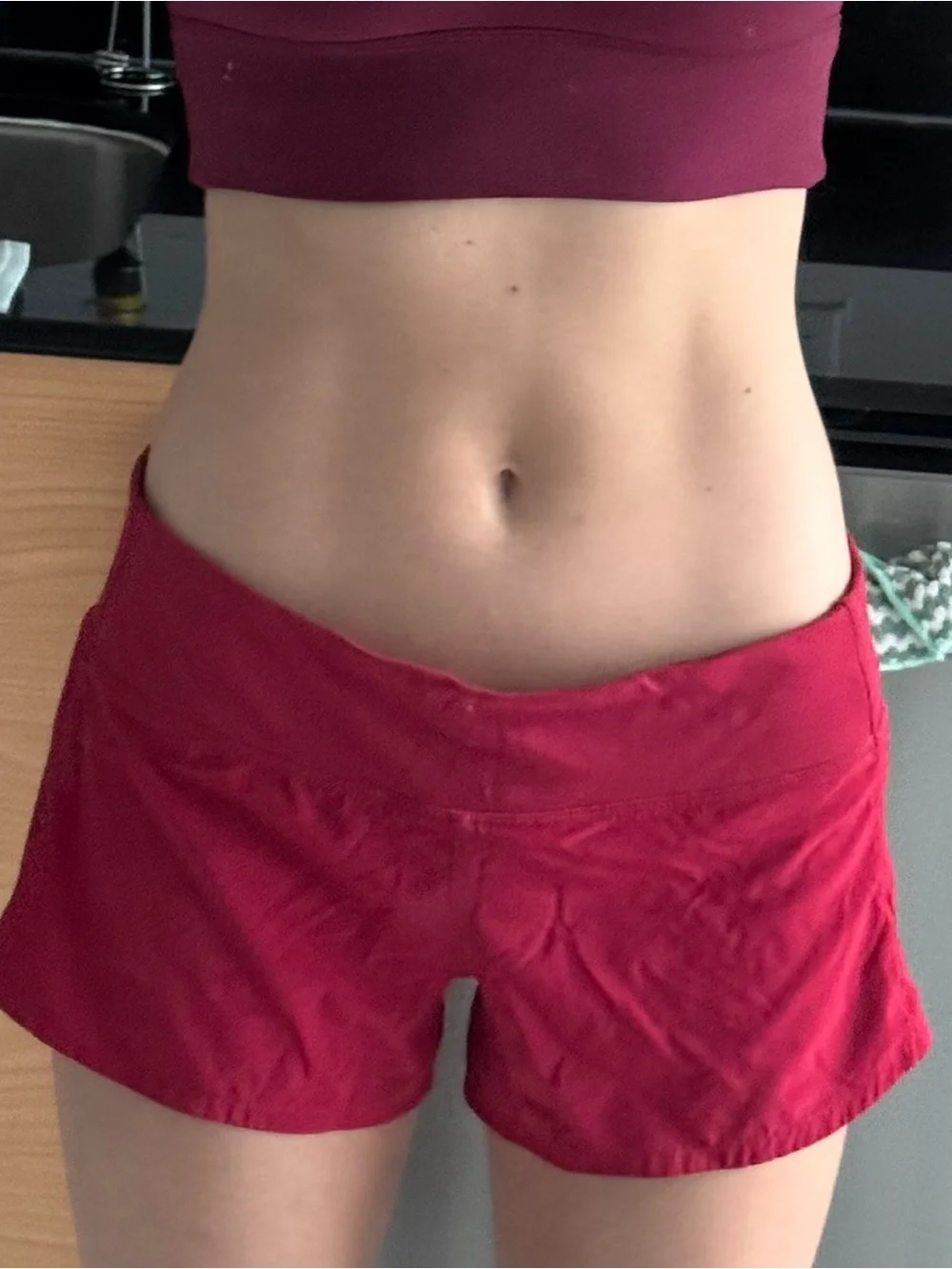 lululemon athletica Women's Athletic Shorts in Red